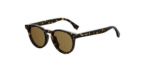 fendi men ffm0001|Fendi Men's FFM0001 Sunglasses, Black Brown, 49.